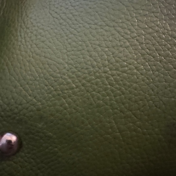 Tignanello Green Shoulder Bag with Smooth Leather Finish - Picture 5 of 9